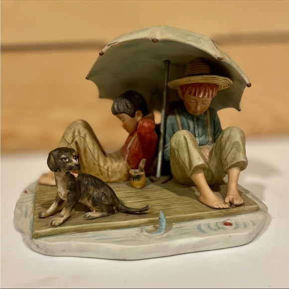 Other - Norman Rockwell "A Fisherman's Paradise" 1954